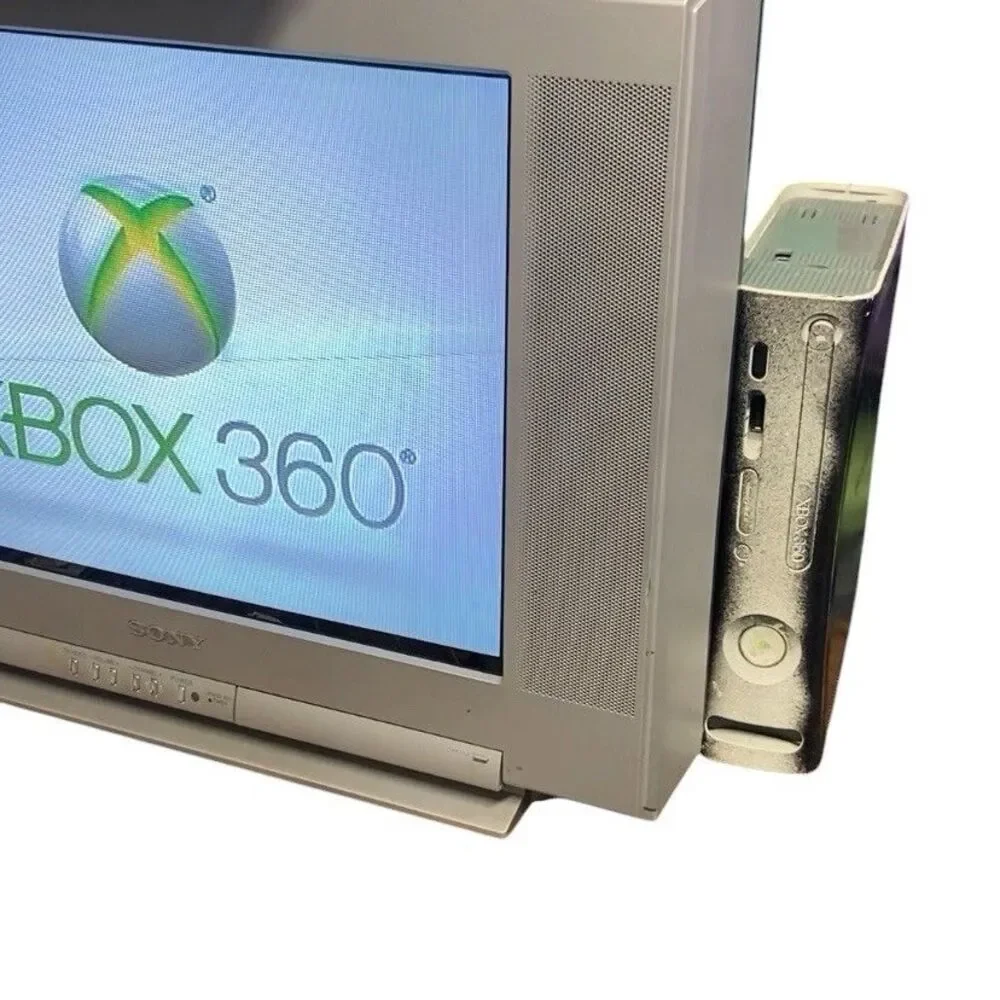Parts / Repair Original Microsoft Xbox 360 White Console ONLY Fat Model NO HD